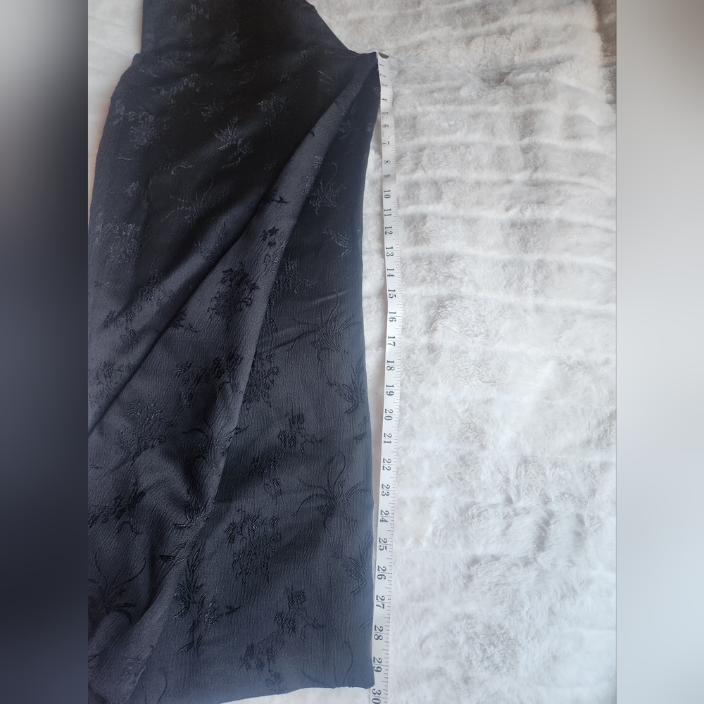 Zara jacquard vest jumpsuit/ vest halter jumpsuit black sz L BNWT - Picture 8 of 11